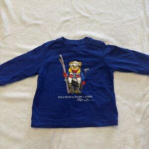 Ralph Lauren Kids Blue Long Sleeve Shirt
